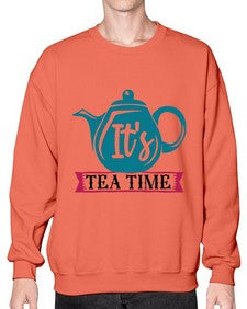 Its Tea Time 1240# - tea- Sweatshirt - Crew