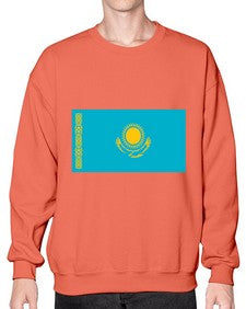 Kazakhstan 1032# - world flags- Sweatshirt - Crew
