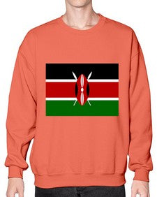 Kenya 1047# - world flags- Sweatshirt - Crew