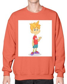 Kid 148# - cartoon general- Sweatshirt - Crew