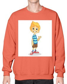 Kid 151# - cartoon general- Sweatshirt - Crew