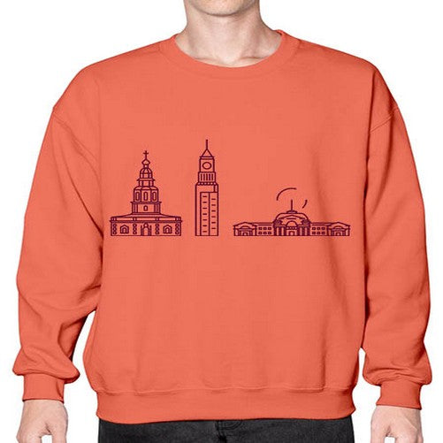 Krasnoyarsk 1086# - cities- Sweatshirt - Crew