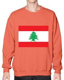Lebanon 1122# - world flags- Sweatshirt - Crew