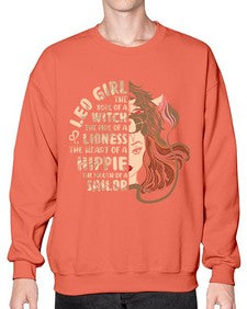 Leo girl 289# - leo- Sweatshirt - Crew