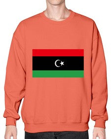 Libya 1132# - world flags- Sweatshirt - Crew