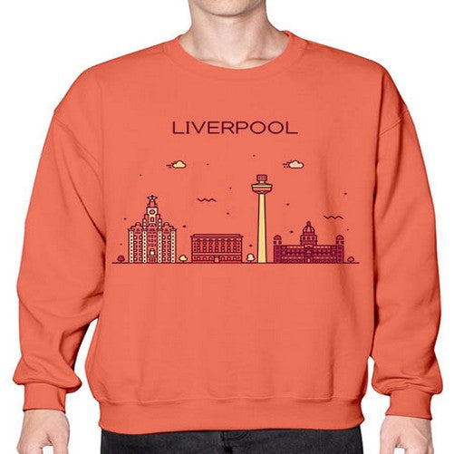Liverpool 1153# - cities- Sweatshirt - Crew