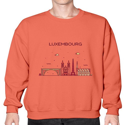 Luxembourg 1191# - cities- Sweatshirt - Crew