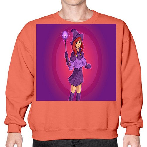 Magician school girl 181# - anime- Sweatshirt - Crew