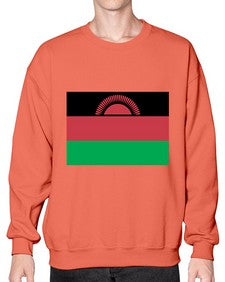 Malawi 1217# - world flags- Sweatshirt - Crew