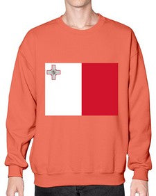 Malta 1222# - world flags- Sweatshirt - Crew
