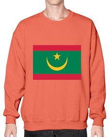 Mauritania 1260# - world flags- Sweatshirt - Crew