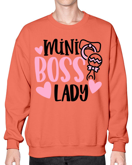 Mini Boss Lady Style 404# - baby- Sweatshirt - Crew