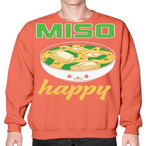 Miso Anime Japanese Food Lover 268# - anime- Sweatshirt - Crew