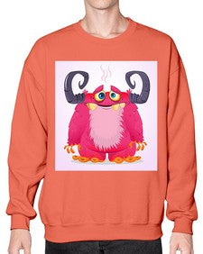 Monster 178# - cartoon animals- Sweatshirt - Crew