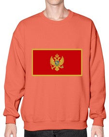 Montenegro 1344# - world flags- Sweatshirt - Crew