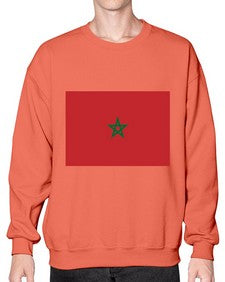 Morocco 1351# - world flags- Sweatshirt - Crew