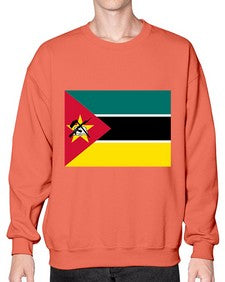 Mozambique 1379# - world flags- Sweatshirt - Crew