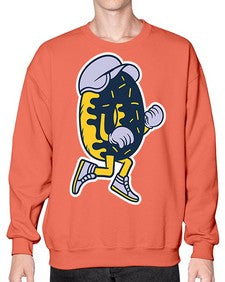 Mr pitcher 185# - cartoon food- Sweatshirt - Crew
