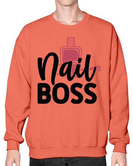 Nail Boss 1122# - nail tech- Sweatshirt - Crew