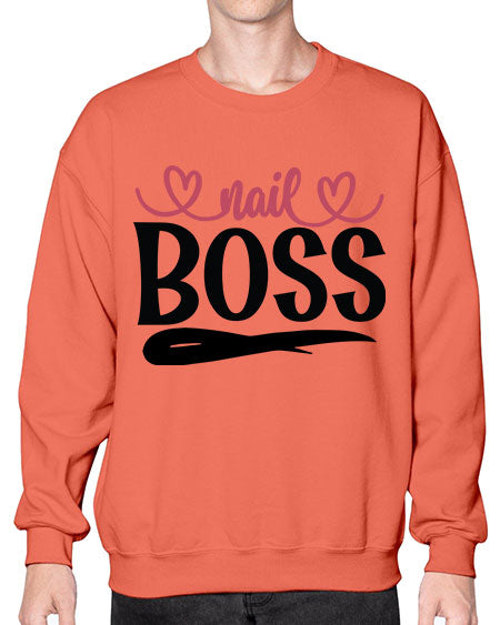 Nail Boss 1123# - nail tech- Sweatshirt - Crew