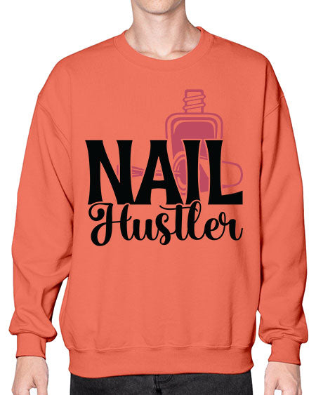 Nail Hustler 1124# - nail tech- Sweatshirt - Crew