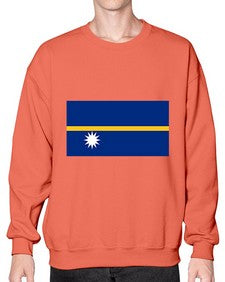 Nauru 1419# - world flags- Sweatshirt - Crew
