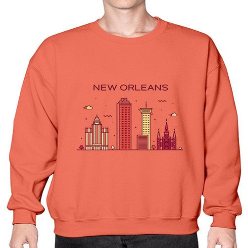 NewOrleans 1480# - cities- Sweatshirt - Crew