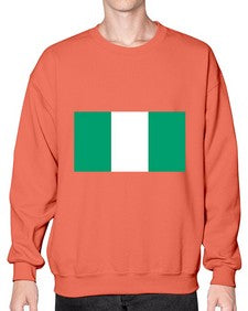 Nigeria 1493# - world flags- Sweatshirt - Crew