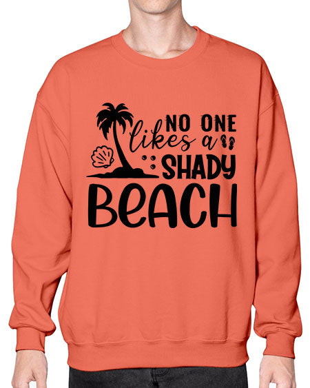 No one likes a shady beach 01# - summer- Sweatshirt - Crew