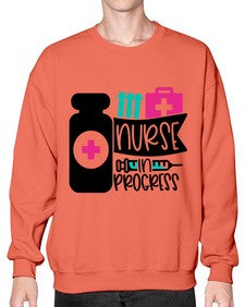 Nurse In Progress Style Style 1161# - nurse- Sweatshirt - Crew