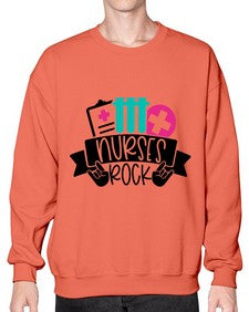 Nurses Rock Style Style 1253# - nurse- Sweatshirt - Crew