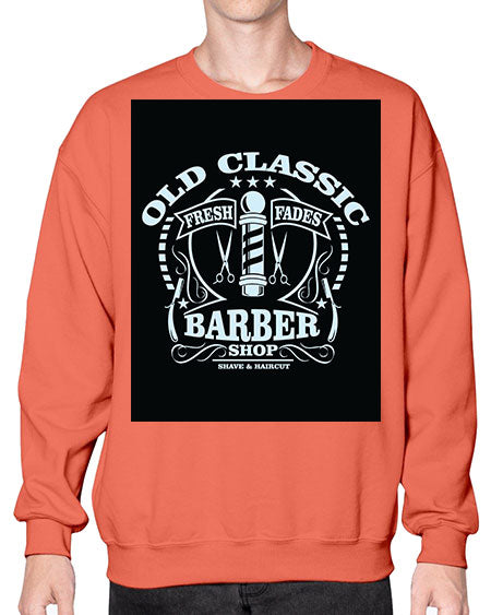 Old Classic Barber1284# - barber- Sweatshirt - Crew