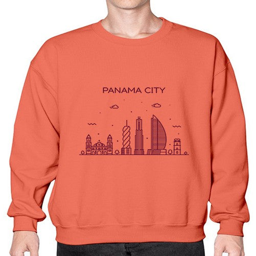 PanamaCity 1571# - cities- Sweatshirt - Crew