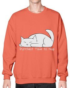 Perfect Time to Nap - cats- Sweatshirt - Crew