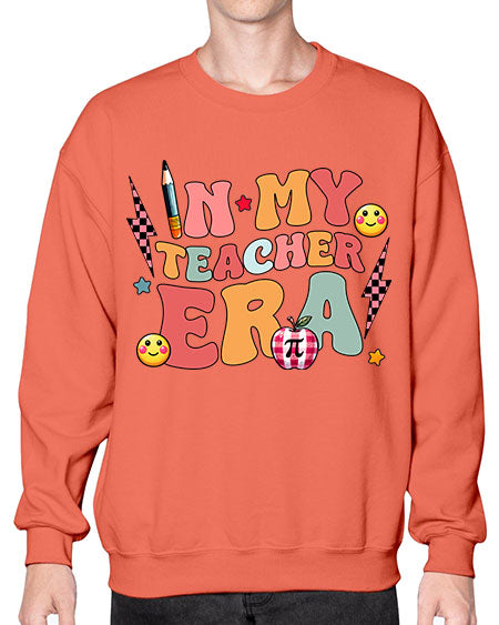 Personalized Teacher Era Sublimation 17# - pi- Sweatshirt - Crew