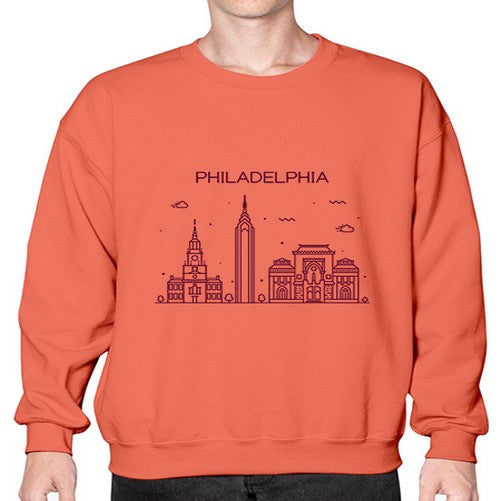 Philadelphia 1602# - cities- Sweatshirt - Crew