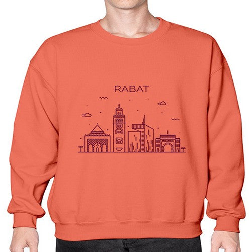 Rabat 1704# - cities- Sweatshirt - Crew