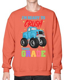Ready to Crush third Grade 722# - third grade- Sweatshirt - Crew