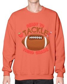Ready to tackle third Grade 747# - third grade- Sweatshirt - Crew