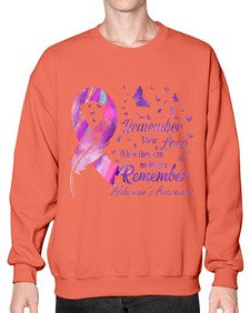 Remember heir Love Alzheimer Awareness 213# - alzheimers- Sweatshirt - Crew