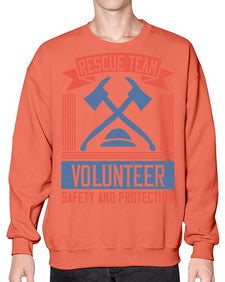 Rescue Team Volunteer Safety And Protection Style 33# - volunteer- Sweatshirt - Crew