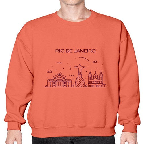 RioDeJaneiro 1735# - cities- Sweatshirt - Crew
