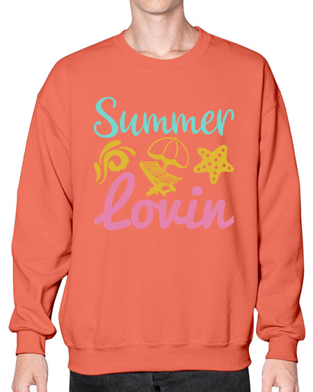 SUMMER LOVIN Style 2# - summer- Sweatshirt - Crew