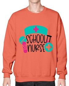 School Nurse Style Style 1379# - nurse- Sweatshirt - Crew