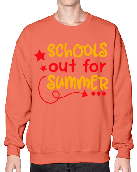 SchoolsOutSummer 83# - summer- Sweatshirt - Crew