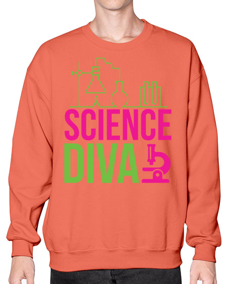 Science Diva 128# - general science- Sweatshirt - Crew