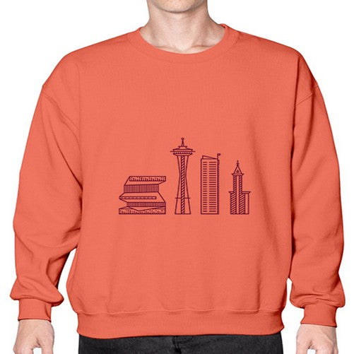 Seattle 1808# - cities- Sweatshirt - Crew