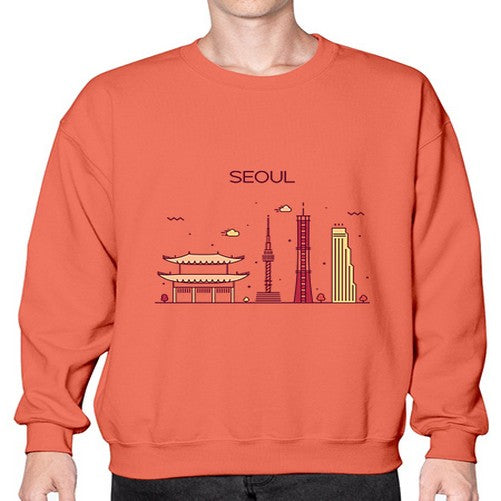 Seoul 1816# - cities- Sweatshirt - Crew