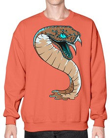 Snake 209# - cartoon animals- Sweatshirt - Crew