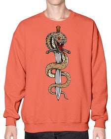 Snake 211# - cartoon animals- Sweatshirt - Crew